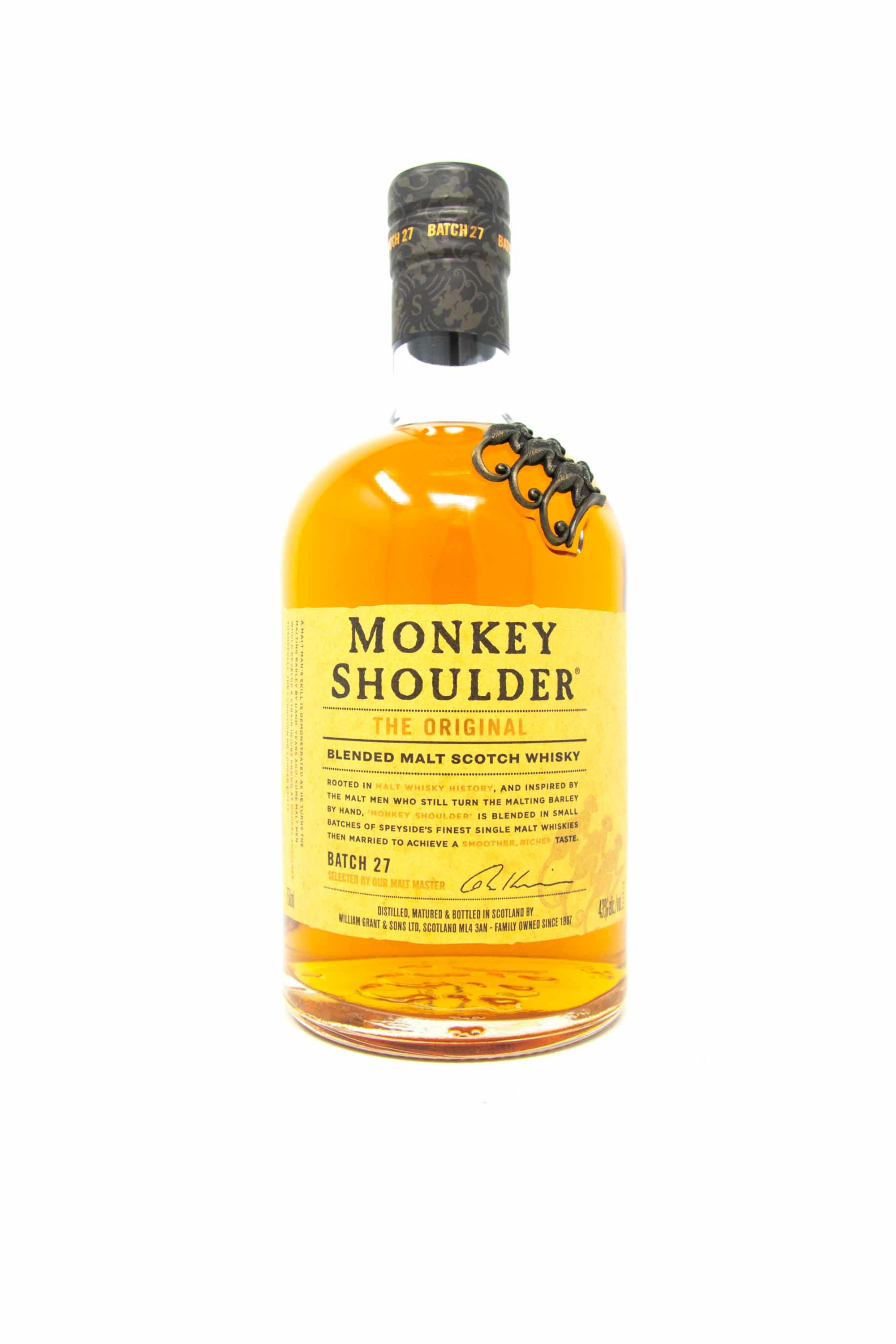 Monkey Shoulder Blended Malt Scotch Whiskey 750mL – PJ Wine, Inc.