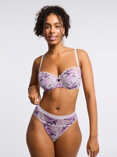 Lavender Fields Keyhole Balconette Bra LE24