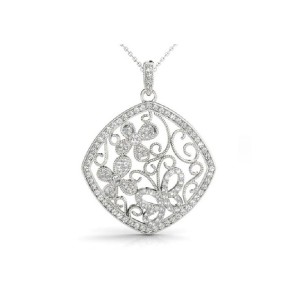 Butterfly Diamond Pendant