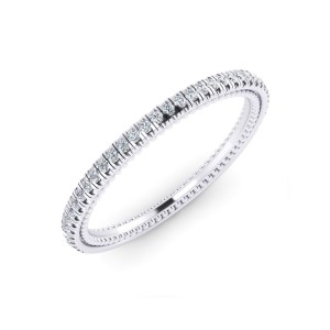 Petite Pave Diamond Wedding Band