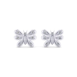 Dragonfly Diamond Earrings