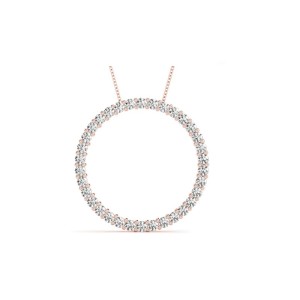 Circle Diamond Pendant