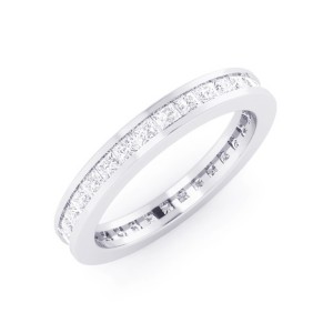 Princess Channel Set Eternity Band