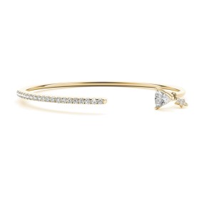 Fancy Open Diamond Cuff Bracelet