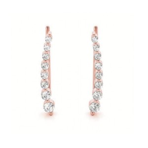 Journey Diamond Ear Climbers