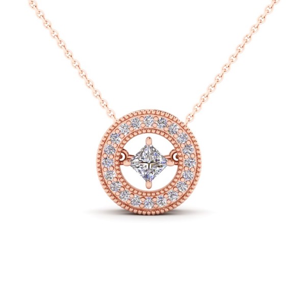 Princess Floating Pendant