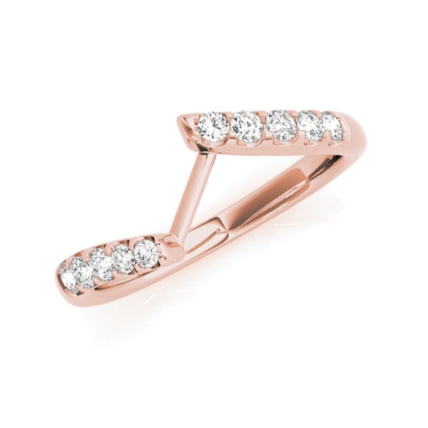 Wrap Around Diamond Wedding Band