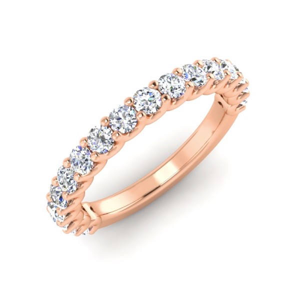 U-Style Diamond Wedding Bands