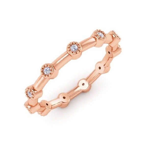 Bezel Set Diamond Eternity Band