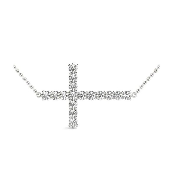 Sideways Cross Pendant