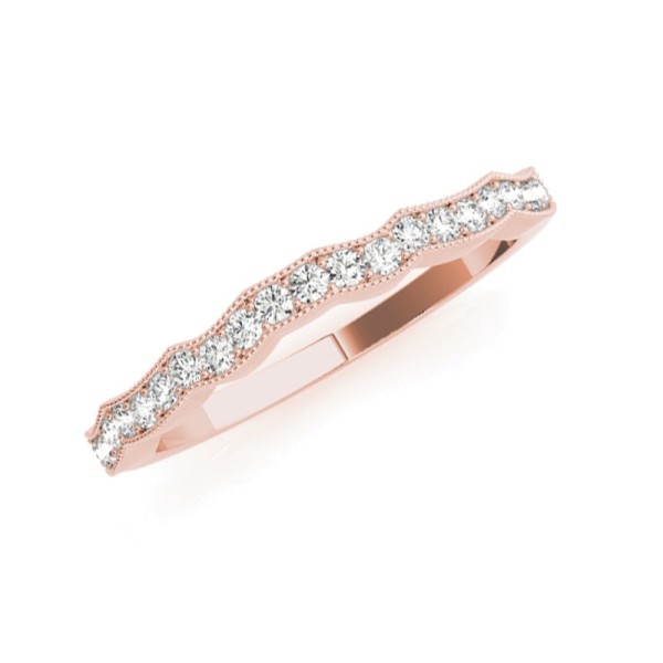 Diamond Fitted Wedding Band