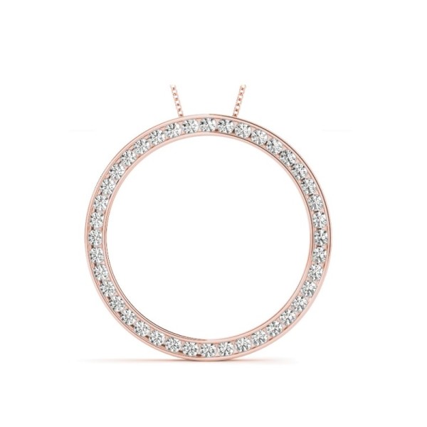 Circle Diamond Pendant