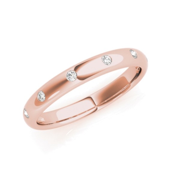 Gypsy Set Diamond Band