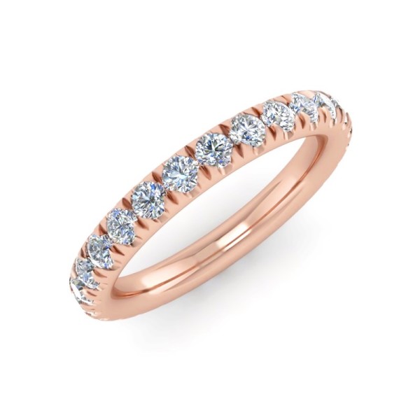 Diamond U-Style Eternity Bands