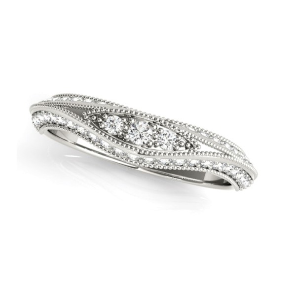 Beaded Matching Wedding Band