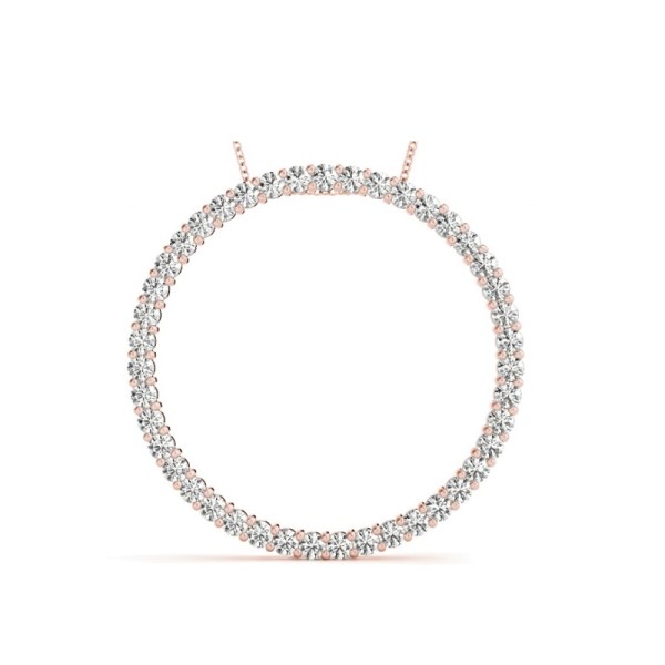 Circle Diamond Pendant