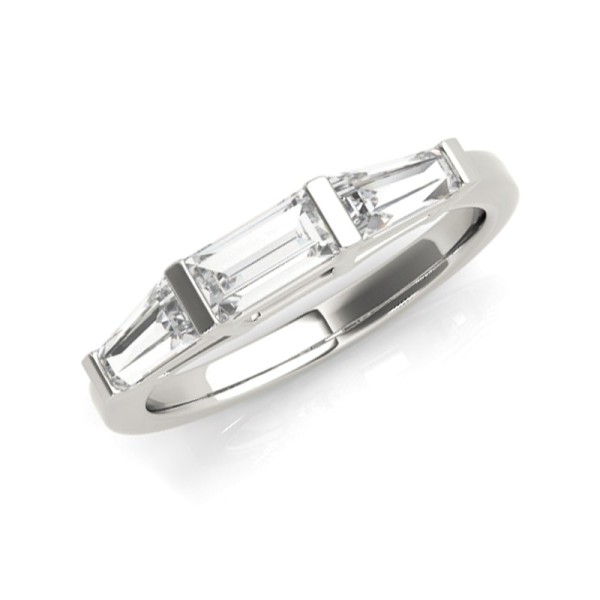 Baguette Diamond Wedding Band