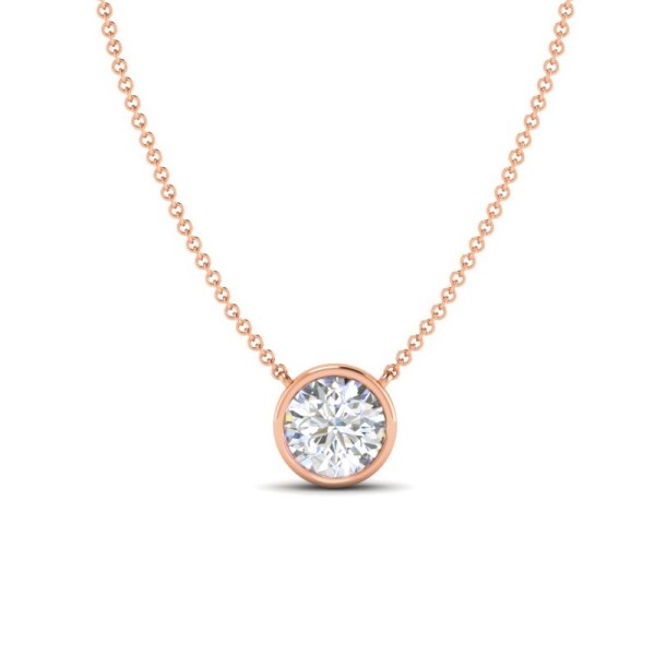 Round Bezel Necklace