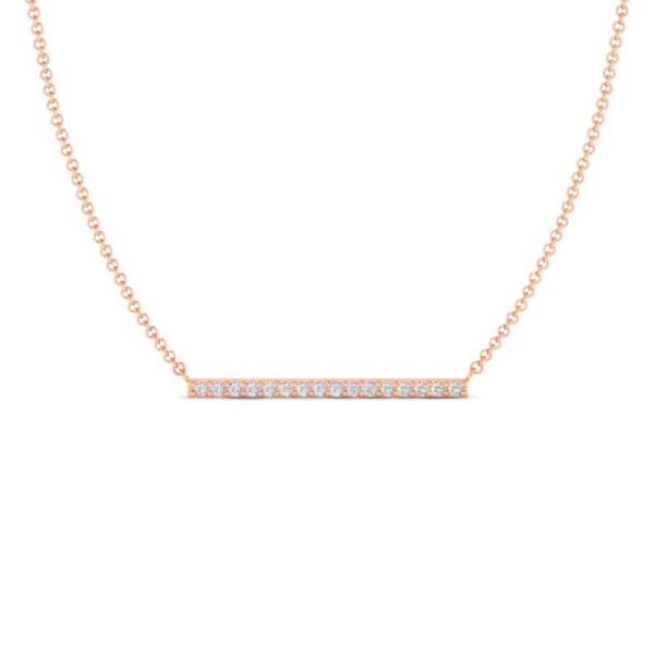 Diamond Bar Necklace