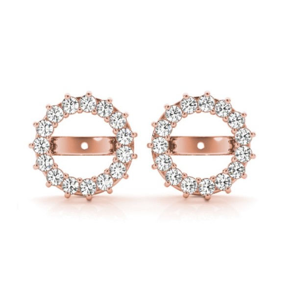 Diamond Stud Earring Jackets