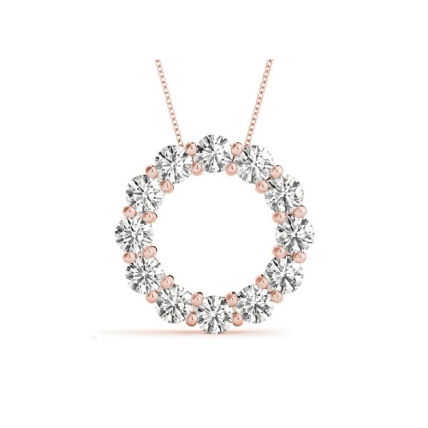 Diamond Circle Pendant