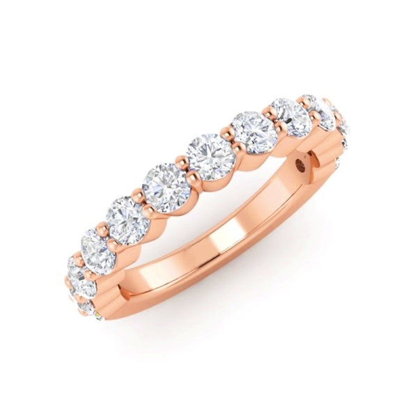 Double Prong Diamond Band