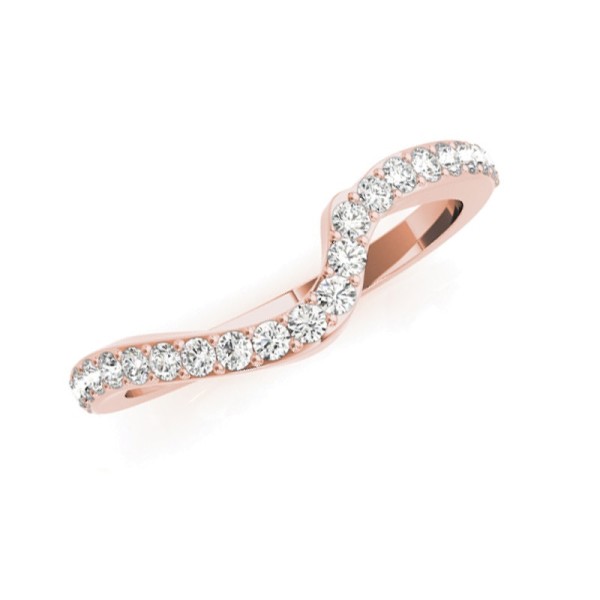 Fitted Diamond Wedding Band
