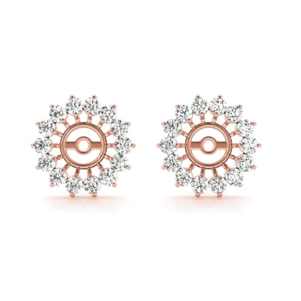 Diamond Stud Earring Jackets
