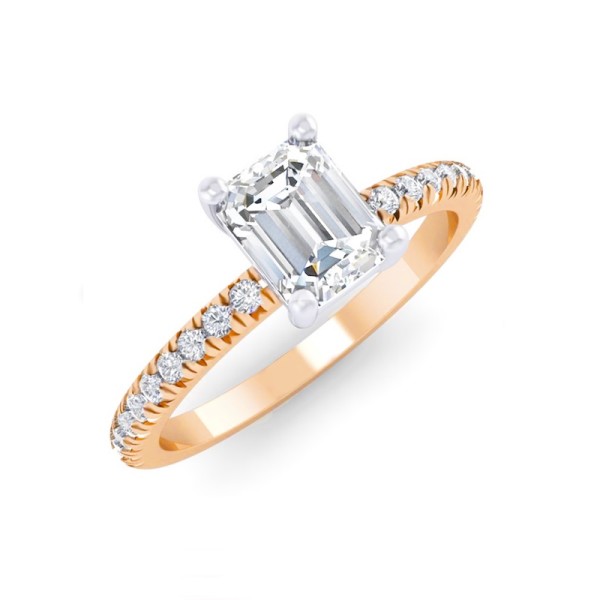 Classic Emerald Cut Engagement Ring