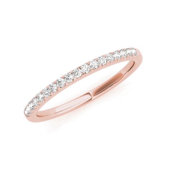 Round Diamond Anniversary Band