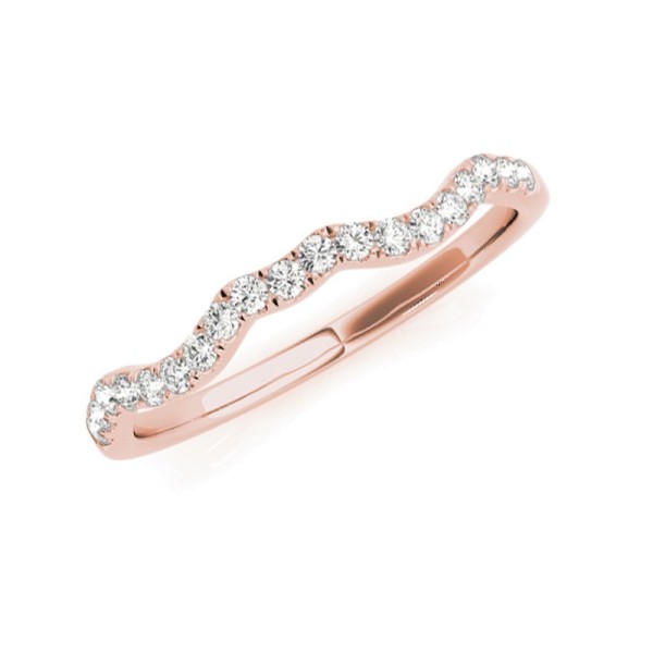 Fitted Diamond Wedding Band
