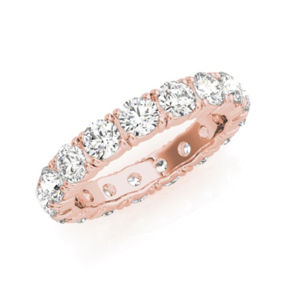 Round Diamond Eternity Band