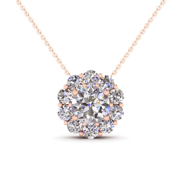 Diamond Cluster Pendant