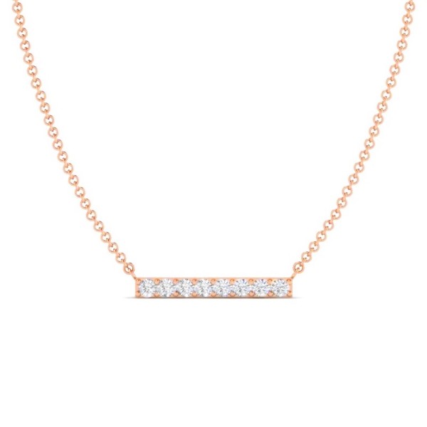 Diamond Bar Necklace