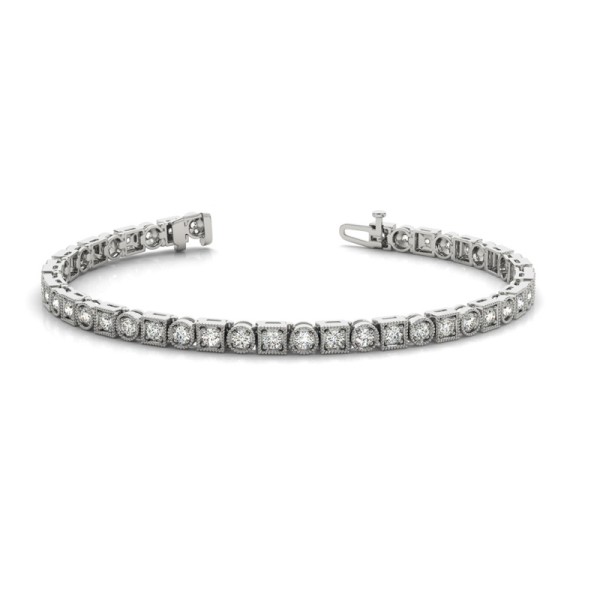 Fancy Diamond Bracelet