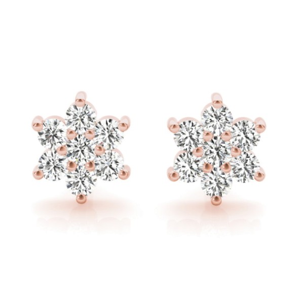 Petite Diamond Star Earrings