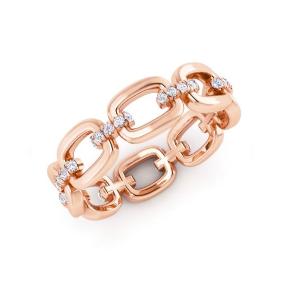 Stackable Band With Open Links