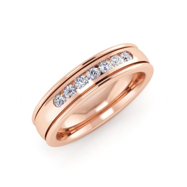 Round Channel Set Band