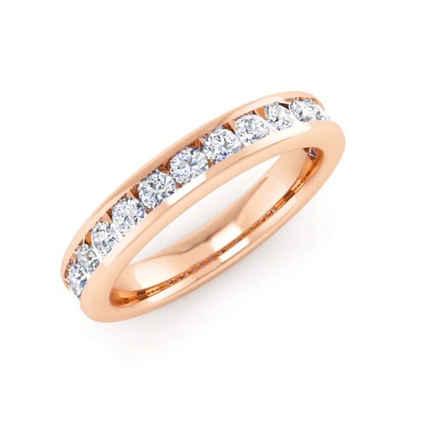 Channel Set Diamond Band