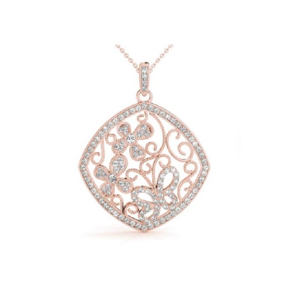 Butterfly Diamond Pendant