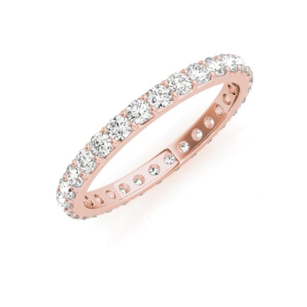 Petite Prong Set Diamond Eternity Band