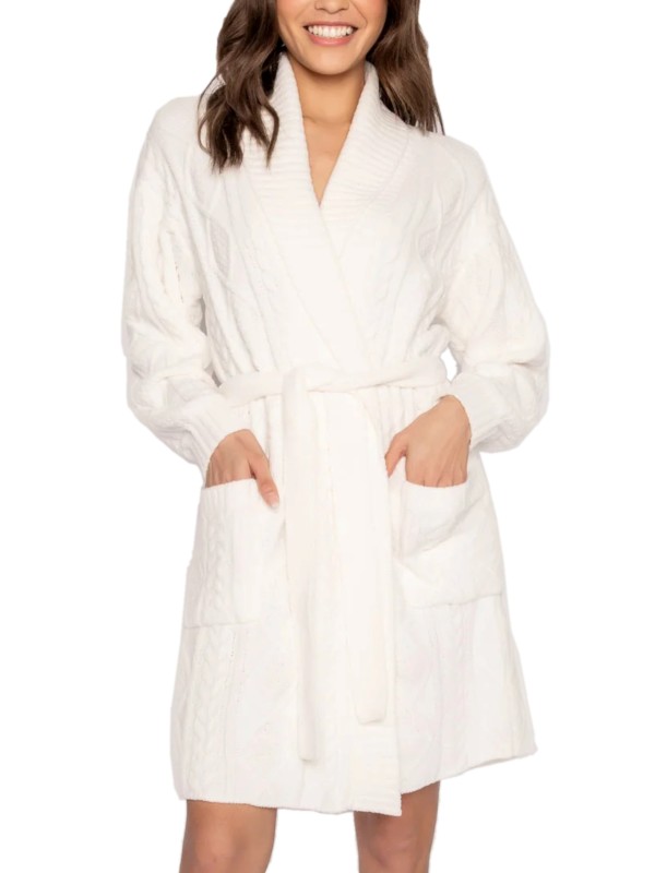 Cable Knit Collection Robe