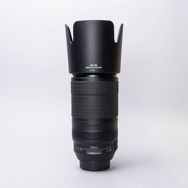 thumbnail-2 for Nikkor AF-P 70-300 f/4.5-5.6E ED VR Lens w/Hood + Original Box