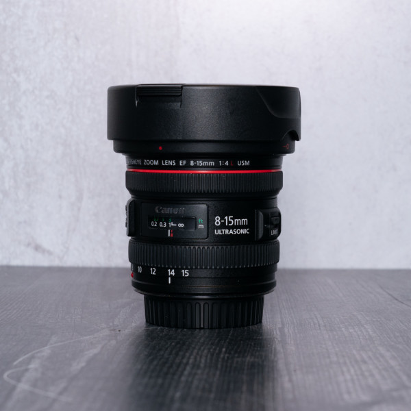 thumbnail-3 for Used Canon 8-15mm f/4 L Fisheye Lens w/Hood
