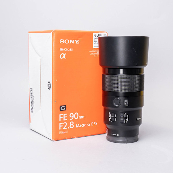 Sony FE 90mm f/2.8 Macro OSS Lens w/Original Box
