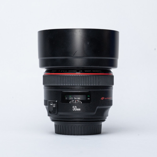 thumbnail-3 for Used Canon EF 50mm f/1.2 L USM Lens w/Hood