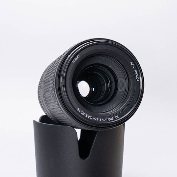 thumbnail-1 for Nikkor AF-P 70-300 f/4.5-5.6E ED VR Lens w/Hood + Original Box