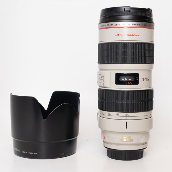 thumbnail-1 for Used Canon EF 70-200mm f/2.8 IS USM Lens w/Hood