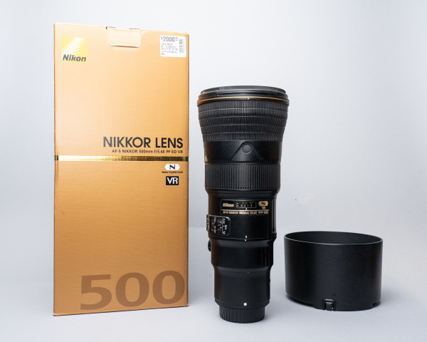 thumbnail-7 for Used Nikon AF-S 500mm f/5.6 E PF ED VR Lens w/Original Box