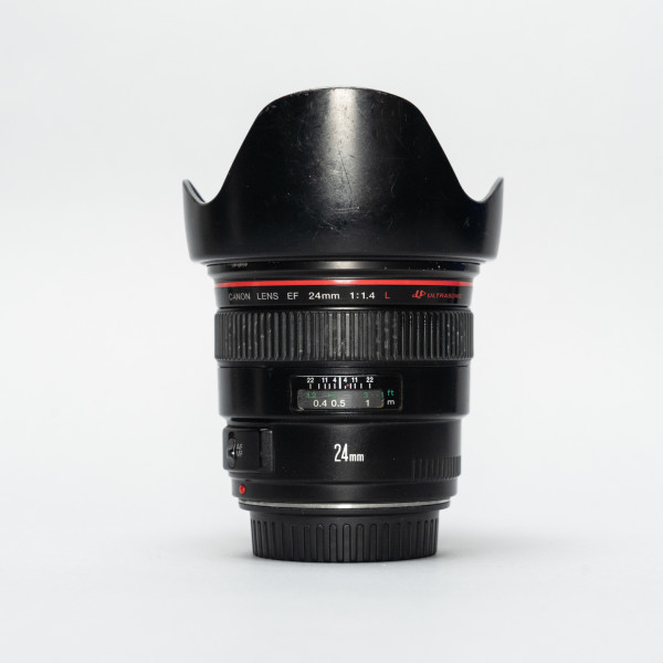 thumbnail-1 for Used Canon EF 24mm f/1.4 L Lens w/Hood
